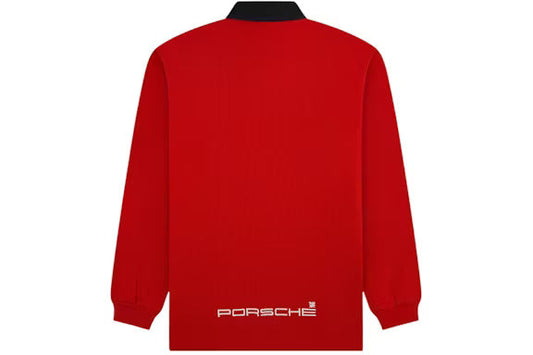 Aime Leon Dore x PorscheAime Leon Dore x Porsche Crest Rugby Red